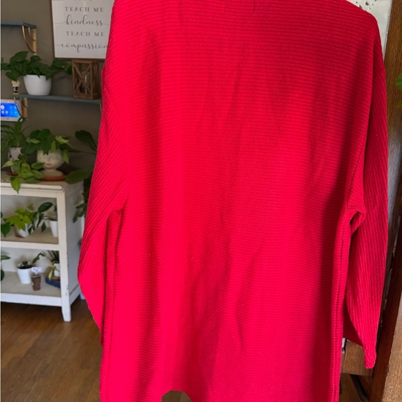 Lane Bryant Scarlet Ribbed Top - Picture 3 of 3